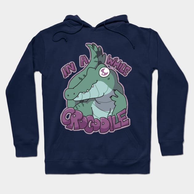 In A While Crocodile Hoodie by goccart